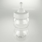 13" Jumbo White Fillable Baby Shower Plastic Baby Bottle Centerpiece or Gift